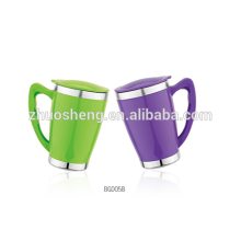 Dupla parede viagem caneca, caneca de café, caneca plástica